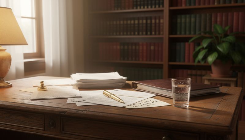 Organized documents and signing pen prepared for a Wise Document Services appointment